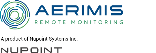 Aerimis Remote Monitoring, a product of Nupoint Systems Inc., Nupoint (company logo)