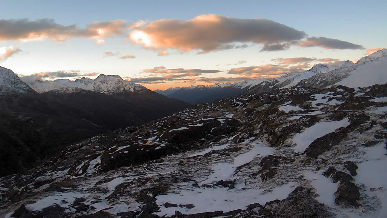 Mountain peaks in the Chilcoot area, Alaska