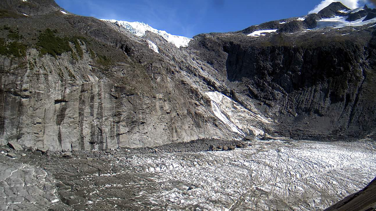 View of glacier in Suicide Basin Juneau Alaska